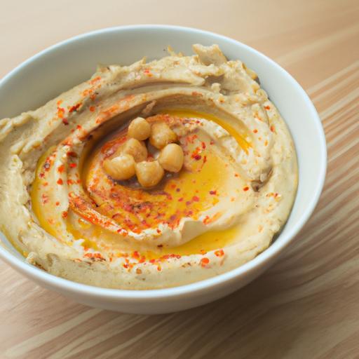 Hummus s tahini a paprikou