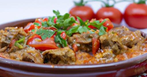 Hovězí s rajčaty a kokosem