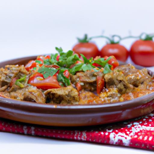 Hovězí s rajčaty a kokosem