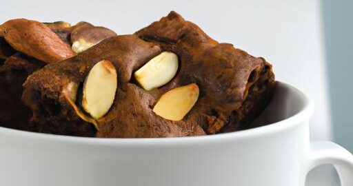 Hrníčkové brownies s ořechy