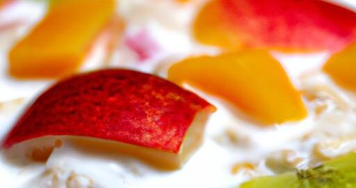 Ovocný jogurtový dezert s rýží