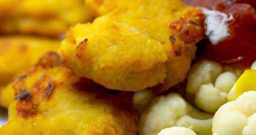 Kuřecí“ nugety z květáku a fazolí