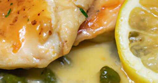 Kuřecí Francaise s citronem a kapary