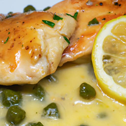 Kuřecí Francaise s citronem a kapary