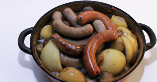 Zelňačka s klobásou a bramborem