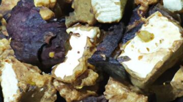 Křupavé tofu s černou rýží