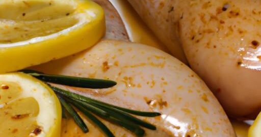 Kuře na citronu a rozmarýnu