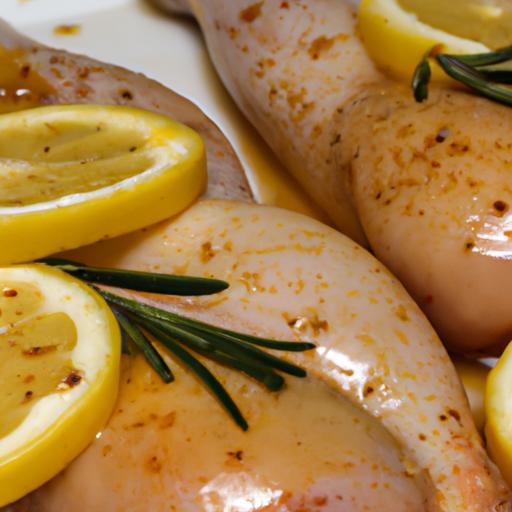 Kuře na citronu a rozmarýnu