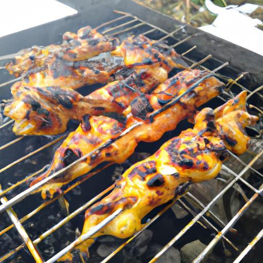 Kuře na barbeque grilu