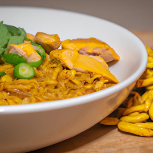 Thajské kuře s arašídovou omáčkou