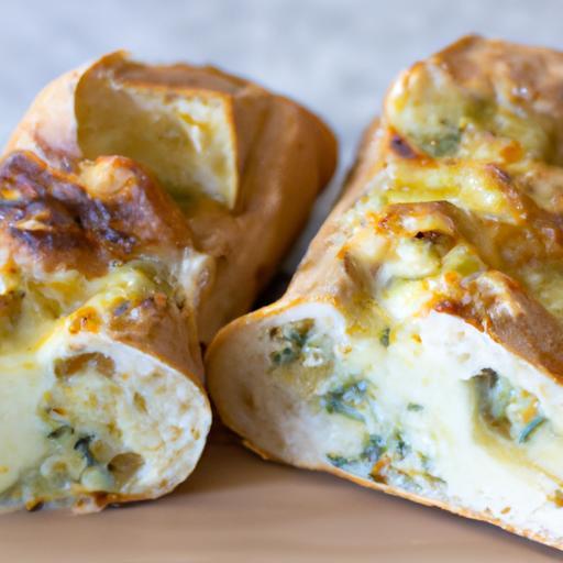 Bagety se sýrem a bylinkami