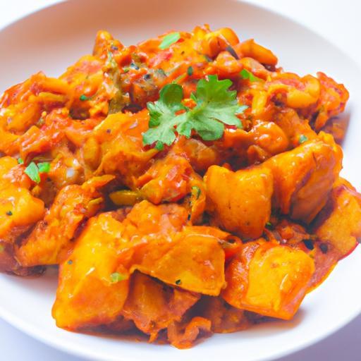 Aloo Gobi s batáty