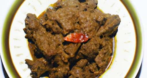 Hovězí rendang s kokosovým mlékem