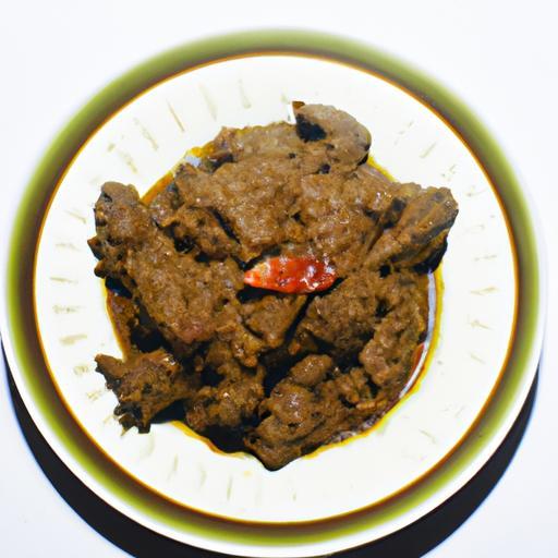 Hovězí rendang s kokosovým mlékem