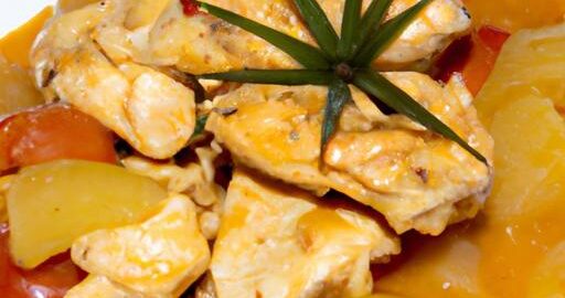 Brazílské kuřecí kousky s ananasem