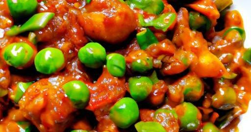 Áloo Gobi Matar v rajčatové omáčce