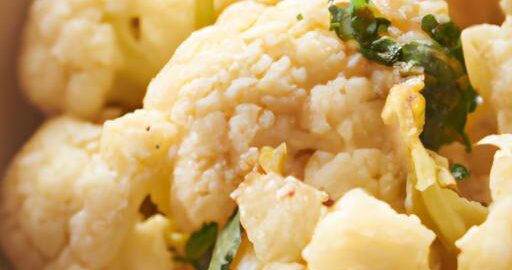 Květák na másle s vejci