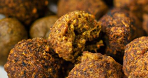 Egyptské falafelové kuličky s tahinou