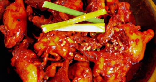 Korejské pikantní kuřecí kousky Kkanpunggi