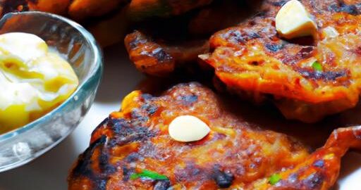 Aloo Gobi s česnekovými placky