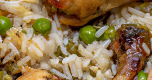 Kuřecí s hrášky a rýží