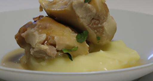 Kuře s bramborovým pyré bylinkami