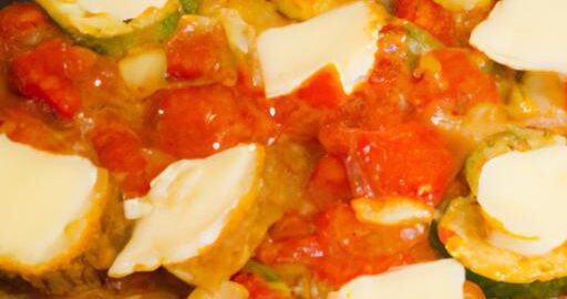 Ratatouille s báguetkou a sýrem