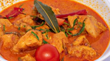 Kuřecí korma s rajčaty a kokosovým mlékem