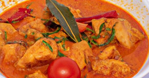 Kuřecí korma s rajčaty a kokosovým mlékem