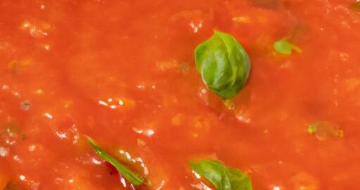 Italská rajská omáčka s bazalkou