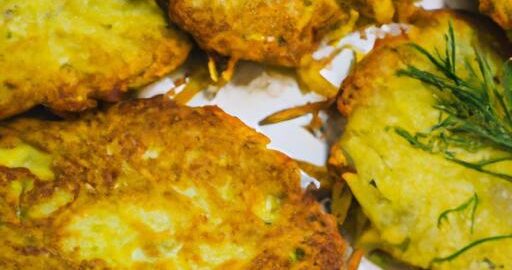 Veganské bramborové placky s koprem