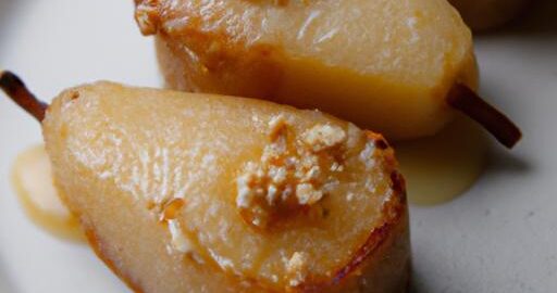 Hruškový dezert s amandelovým těstem