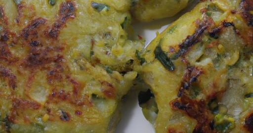 Smažená zeleninová placka s chutí