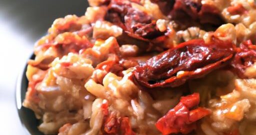 Rizoto se sušenými rajčaty