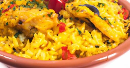 Pikantní brazilská rybí paella