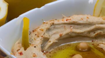 Hummus s tahini a citrónem