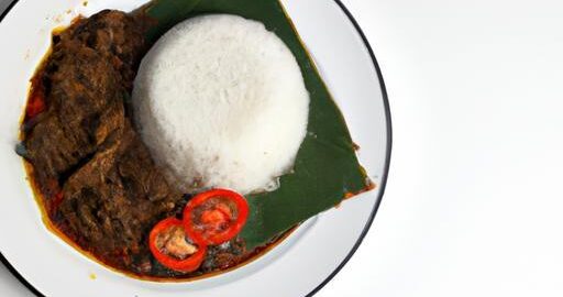 Indonéská hovězí rendang s rýží