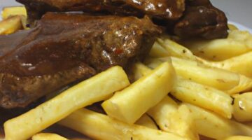 Cajun maso s hranolky