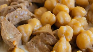 Cizrna s masem a jogurtem