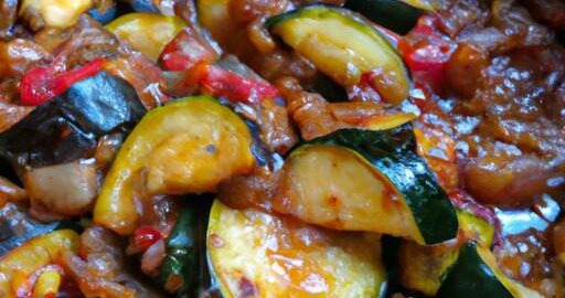 Sicilská Caponata ragazzone s cuketou