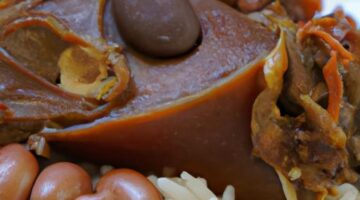 Dušená beraní kýta s rýží