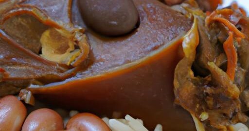 Dušená beraní kýta s rýží