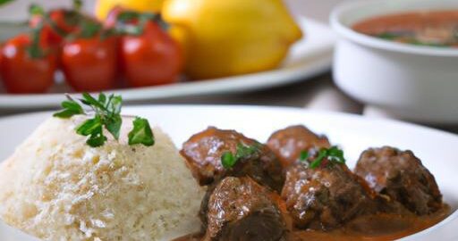 Íránská jehněčí kofta s rýží