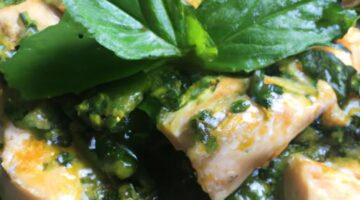 Kuře s thajským bazalkovým pestem