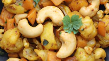 Aloo Gobi s kešu oříšky