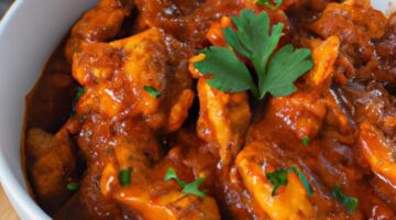 Kuřecí seitan s rajčatovou omáčkou