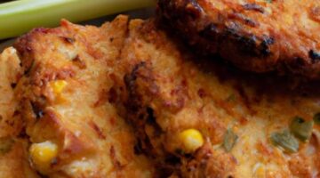 Kořeněný smažený kukuřičný chléb