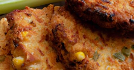 Kořeněný smažený kukuřičný chléb