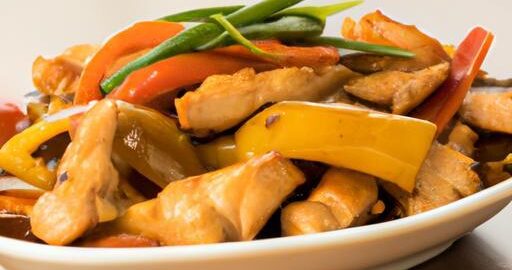 Kuřecí maso s čínskou omáčkou