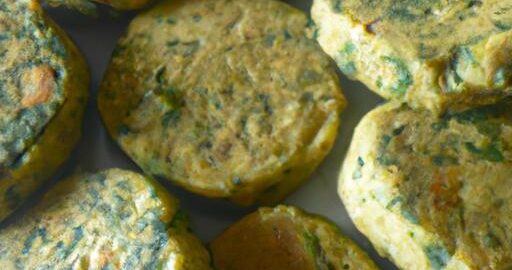 Bramborové placičky se špenátem a tofu